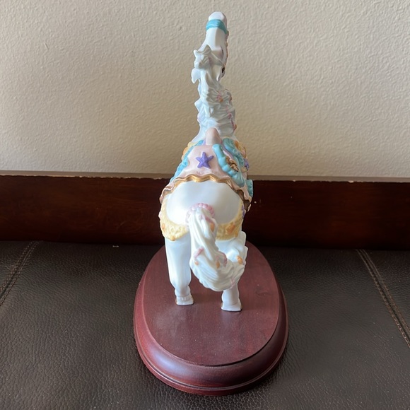 Vtg Lenox Carousel Nautical Horse Hand Painted Porcelain Collectible Figurine - Picture 8 of 14